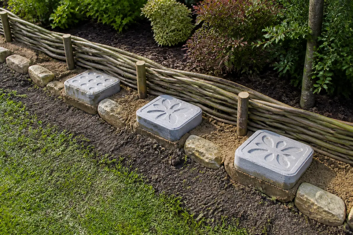 Bordure jardin : fabrication maison facile et idées DIY