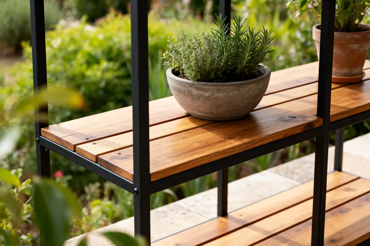 Étagère plante extérieur : choix, styles et prix pas cher