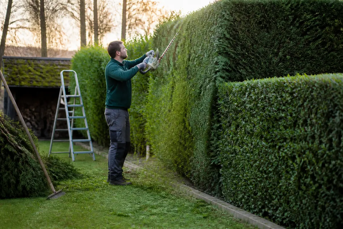 Quand tailler les haies thuyas ? Périodes, astuces &amp; conseils