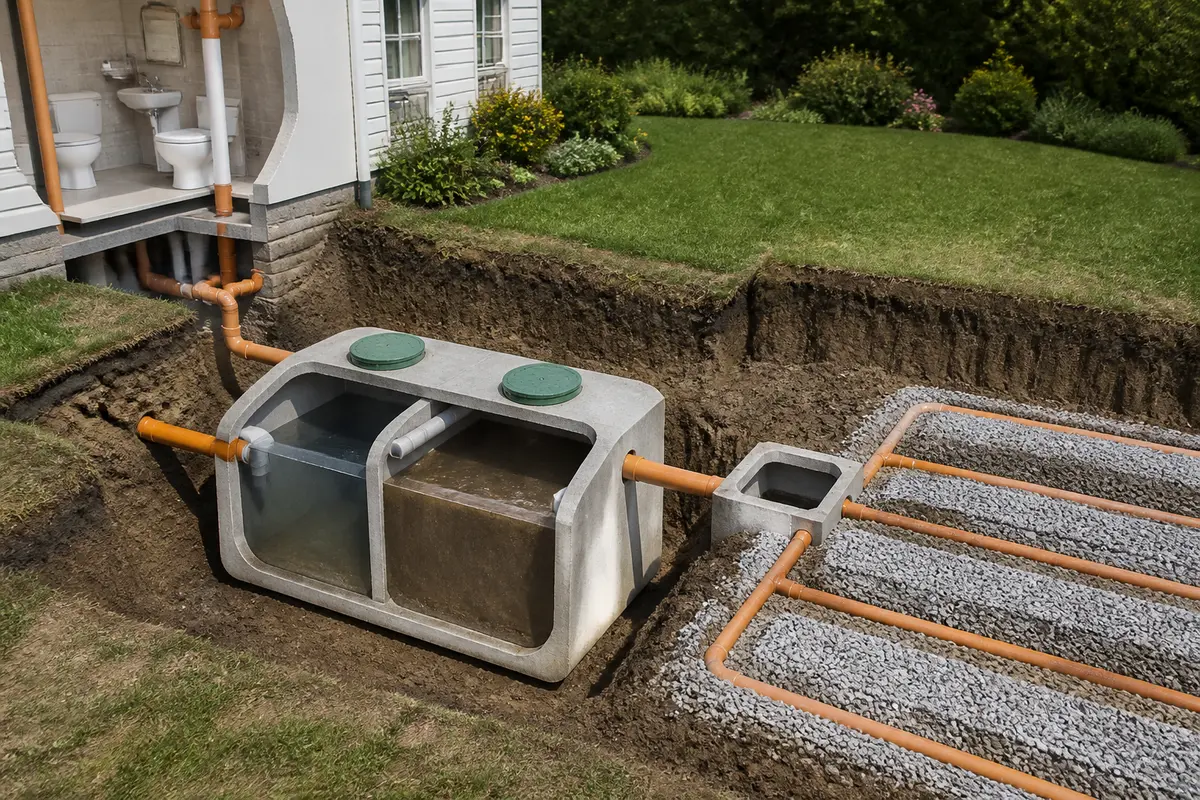 Schéma et installation d’une fosse septique toutes eaux : Guide pratique